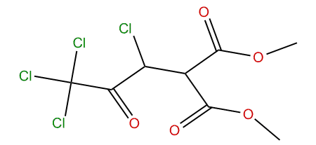 Dimethyl 1,3,3,3-tetrachloro-2-oxopropylmalonate